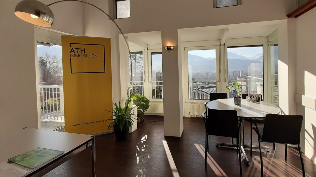 Das Büro von ATH Immobilien in Innsbruck